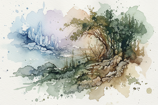 Tundra Dreams & Forest Textures: Mastering Schmincke’s Supergranulating Watercolours