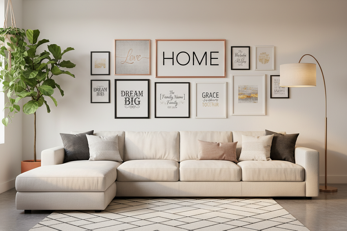 Turn Words into Art: Customizable Wall Décor