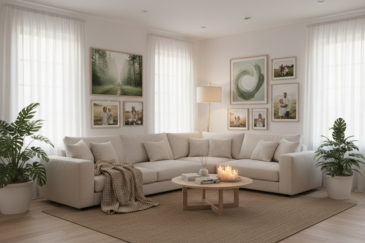 Turn Your Living Space into a Peaceful Oasis with Personalized Canvas Art