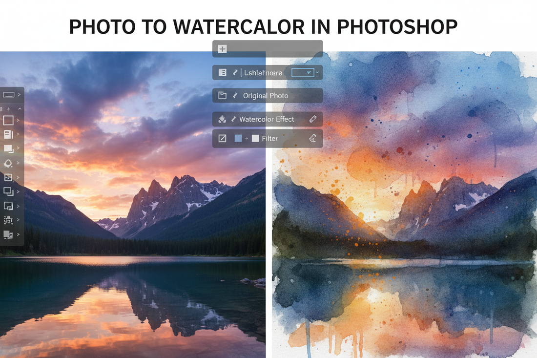 Turn Your Photos into Watercolor Paintings with Photoshop: A Complete Tutorial