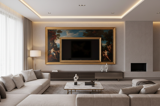 Turn Your TV Into a Masterpiece with Artistic Concealment