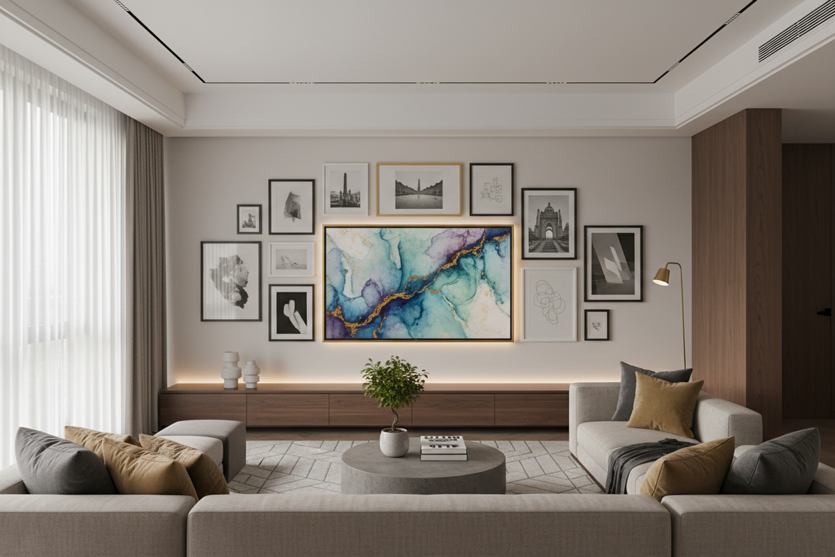 Turn Your TV into Art: A Creative DIY Project for a More Stylish Living Room