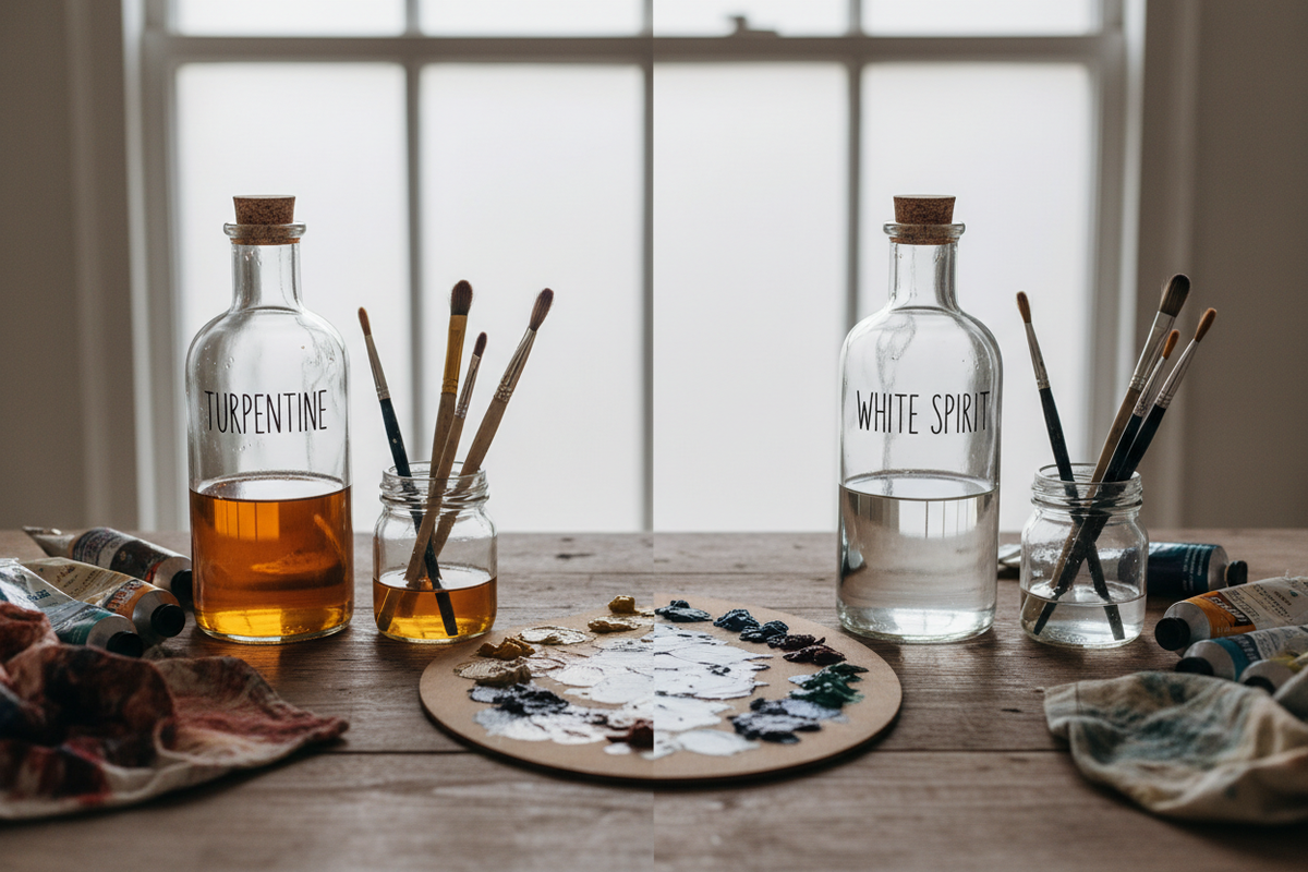 Turpentine vs. White Spirit in Art: What Every Oil Painter Should Know