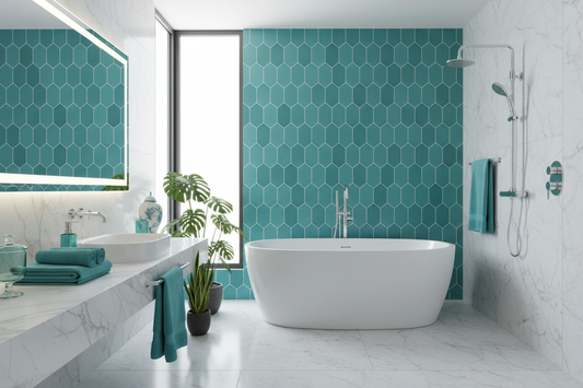 Turquoise Elegance: Elevate Your Bathroom Aesthetic in 2025