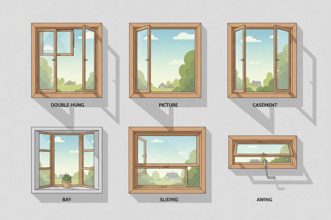 Types of Windows: A Complete Homeowner’s Guide to Style and Function