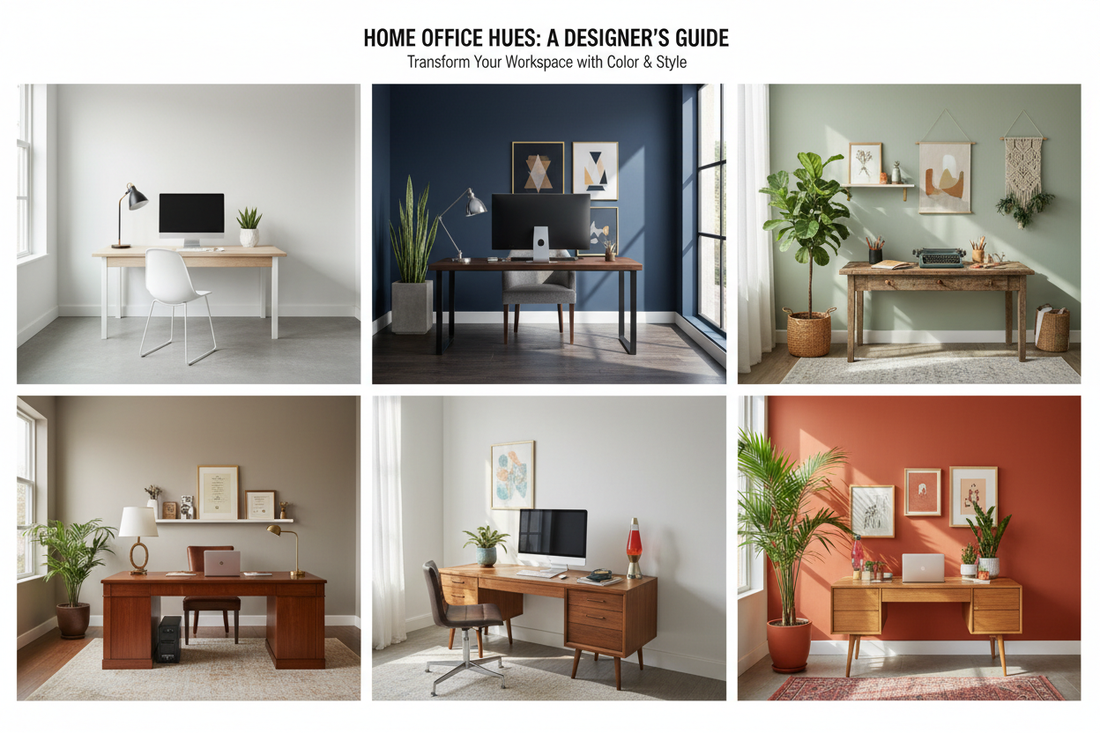 Ultimate Guide to Home Office Wall Colors for Every Style