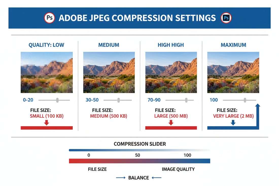 Ultimate Guide to JPEG Compression Settings in Adobe Software