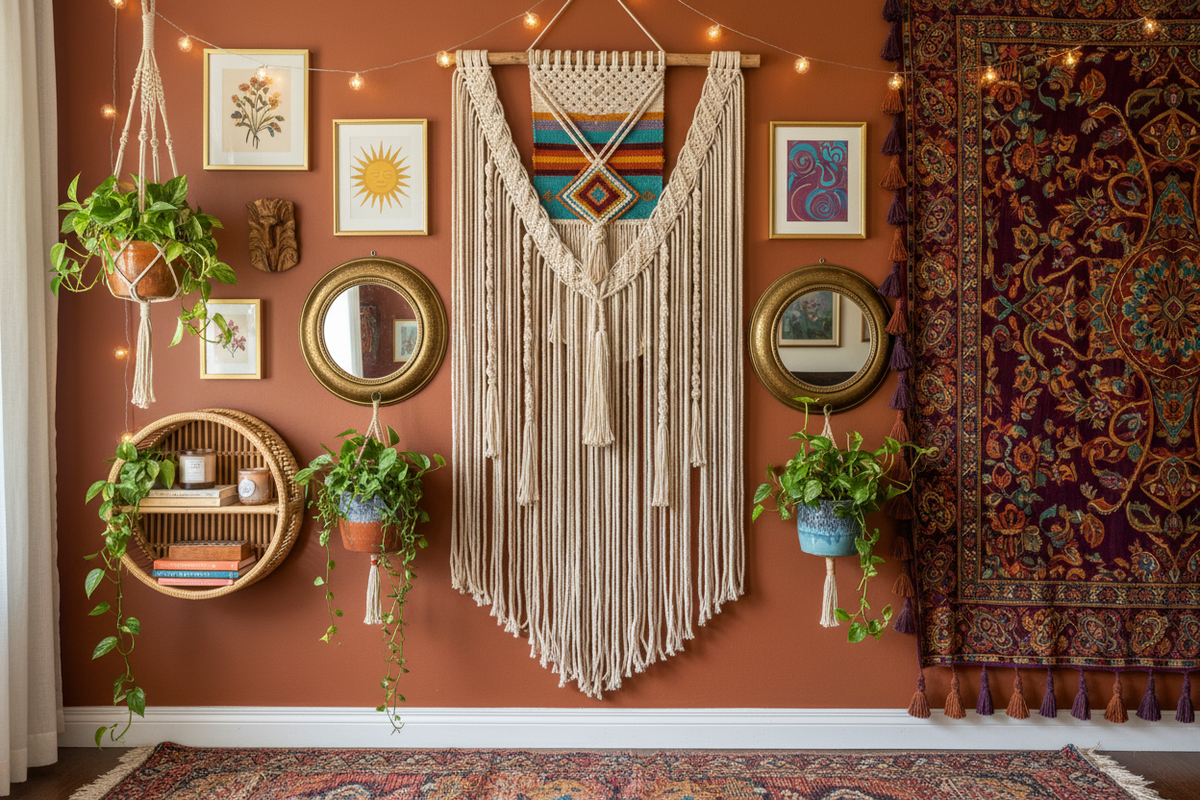 Ultimate Guide to Layered and Vibrant Bohemian Walls