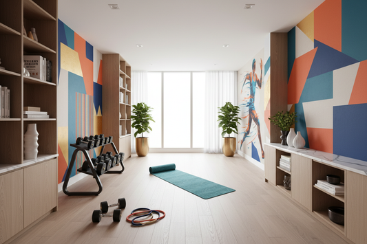 Ultimate Home Gym Inspiration: Art, Color, and Functionality Combined