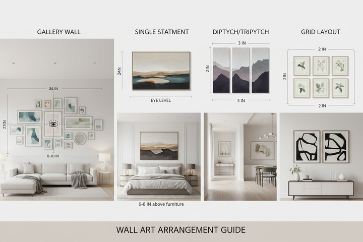 Ultimate Wall Art Size and Arrangement Guide for Stunning Interiors ...