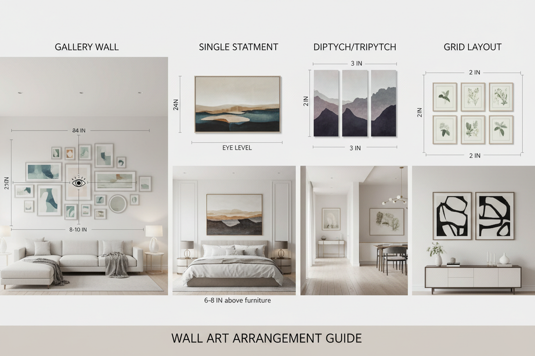 Ultimate Wall Art Size and Arrangement Guide for Stunning Interiors