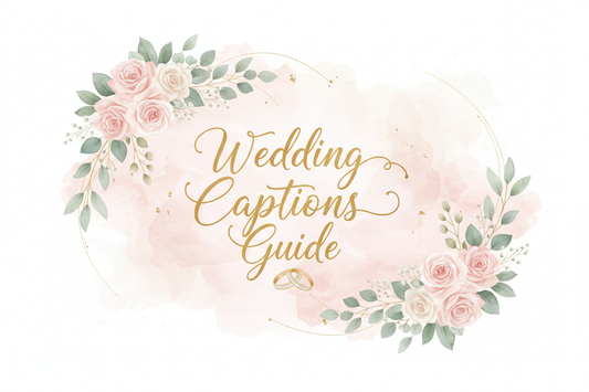 Ultimate Wedding Captions Guide: Perfect Phrases for Couples and Guests