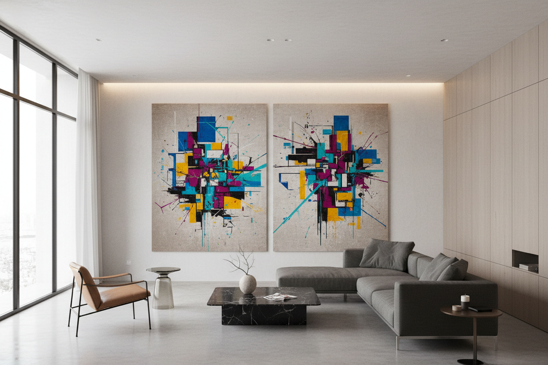 Ultra-Modern Aesthetics Elevated through Graffiti-Inspired Wall Prints