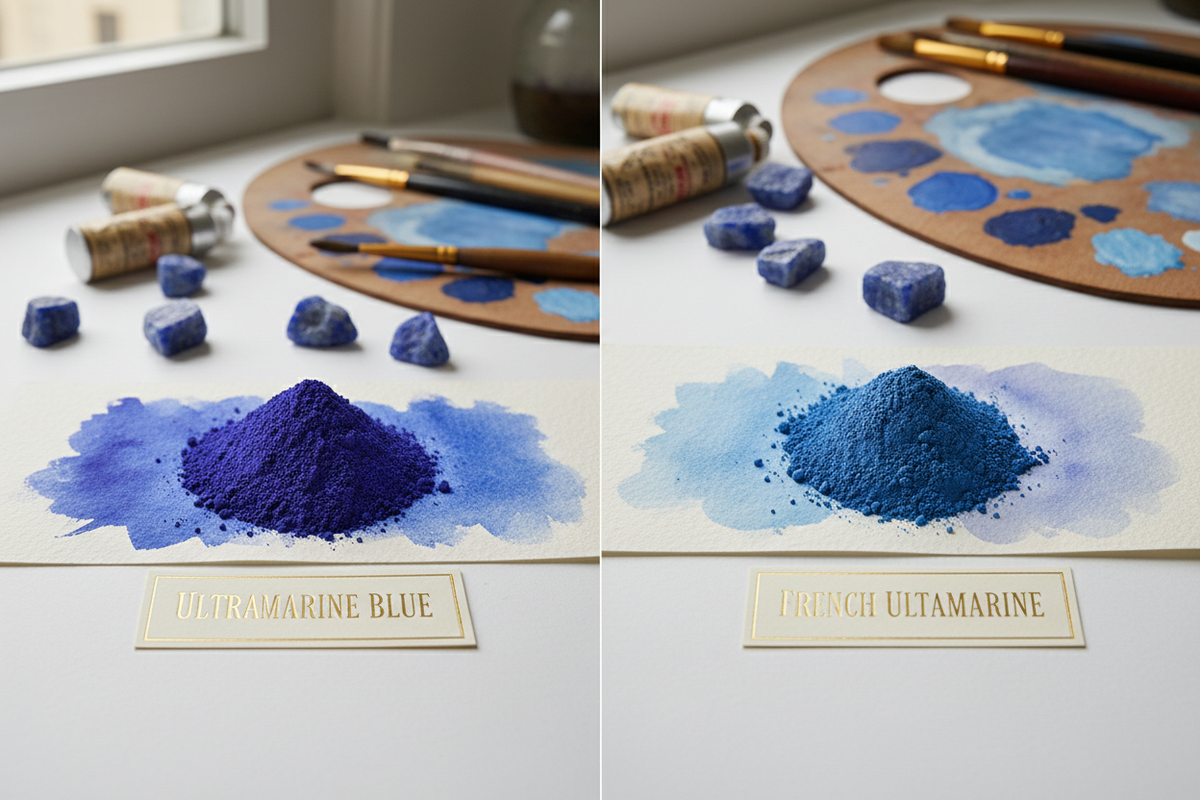 Ultramarine Blue vs. French Ultramarine: A Deep Dive into Two Timeless Pigments
