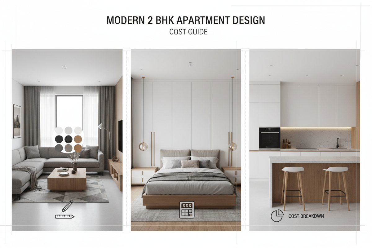 Understanding 2 BHK Interior Design Costs: A Complete Guide