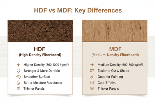 Understanding HDF and MDF: Key Differences Explained