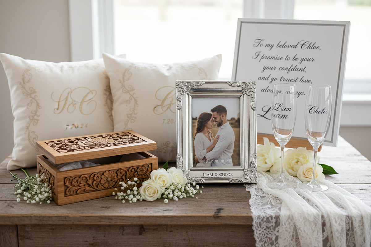 Unforgettable Custom Wedding Gifts That Speak from the Heart