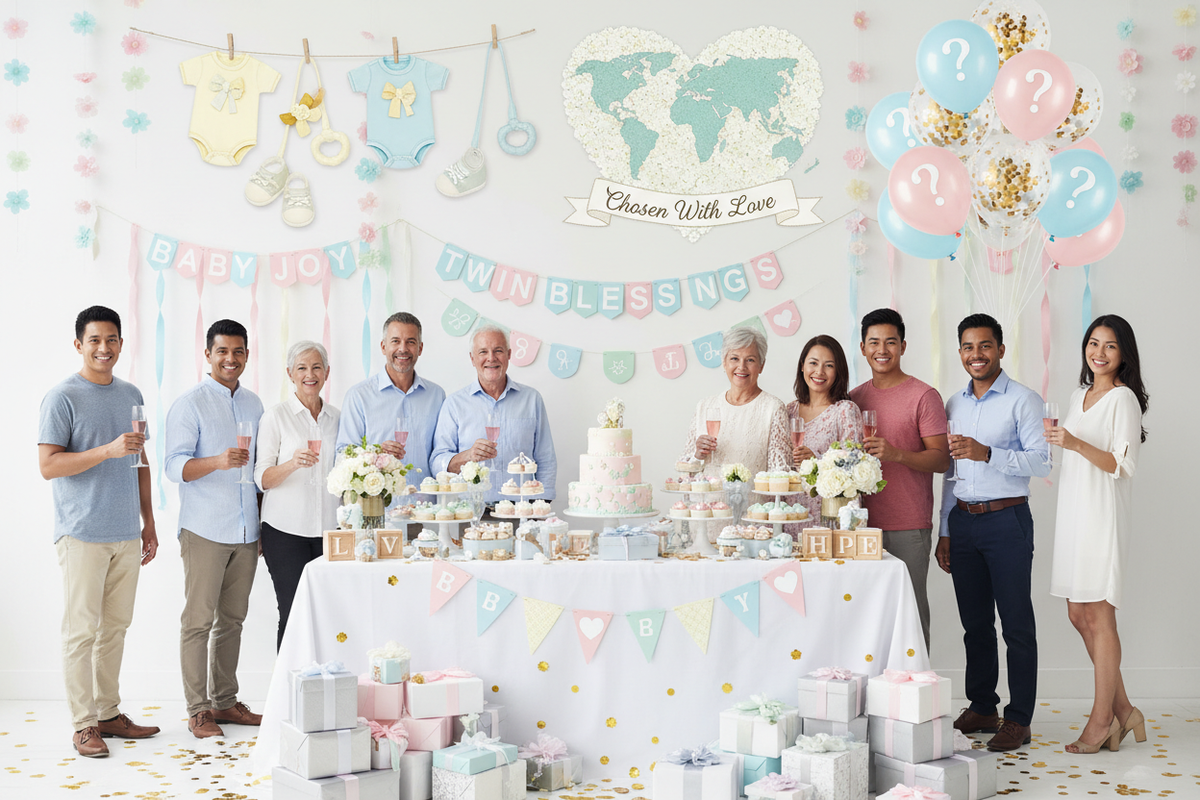 Unique Baby Shower Themes for Twins, Adoption, and Gender Reveal Celebrations