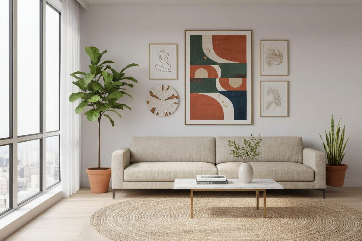 Unique Modern Wall Art Trends for Stylish Living Spaces