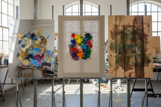 Unique Painting Surfaces: How Aluminum, Linen Canvas, and Wooden Panels Transform Art