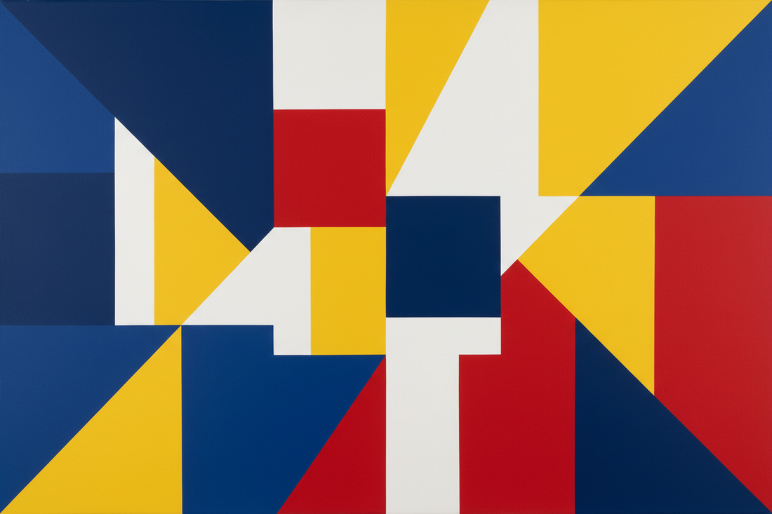 Unleash Geometric Clarity: Hard Edge Painting with Golden SoFlat Acrylic