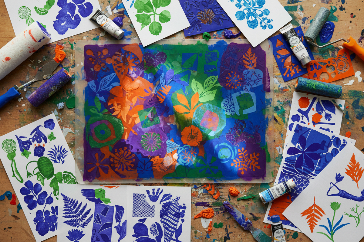 Unlock the Magic of Gelli Printing Plates: Transform Your Art with Texture and Color