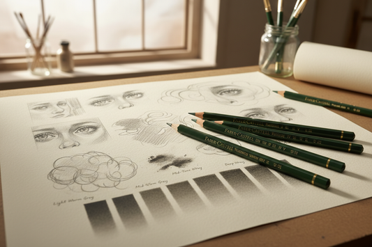 Unlocking Emotional Depth with Faber-Castell Polychromos Warm Grey Pencils: An Artist's Review