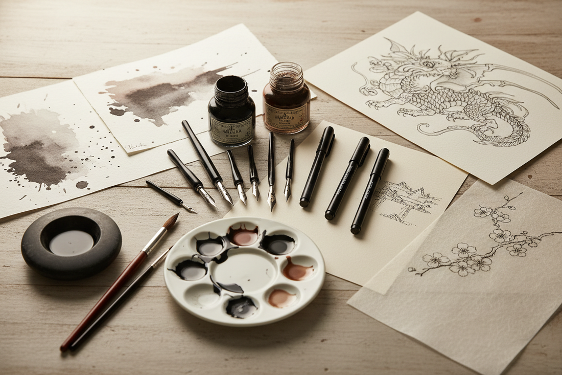 Unlocking the Secrets of Ink-Based Art: Tools, Surfaces, and Techniques You Need to Know