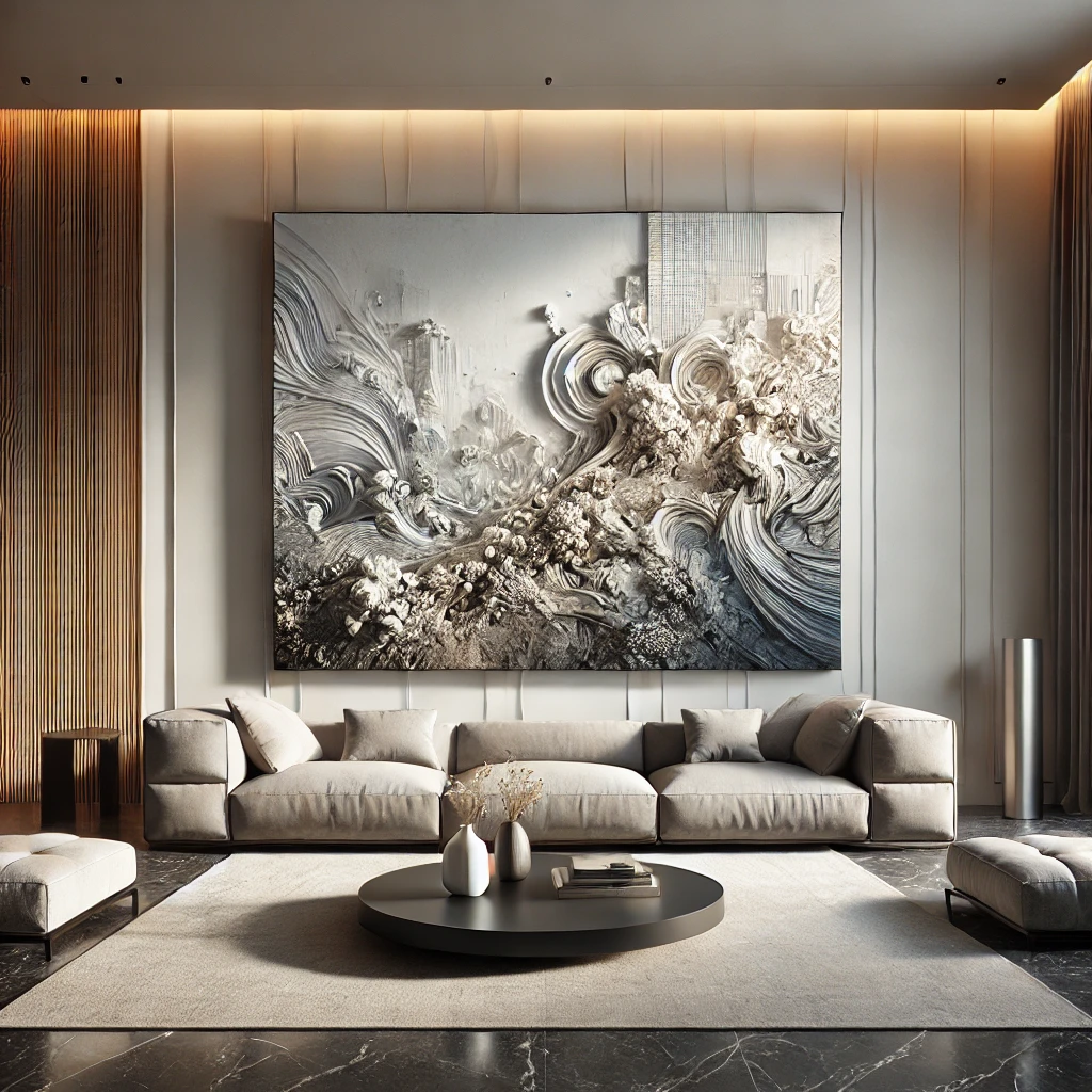 Sculptural Canvas Prints: How 3D Elements Are Blurring the Line Between Painting and Sculpture