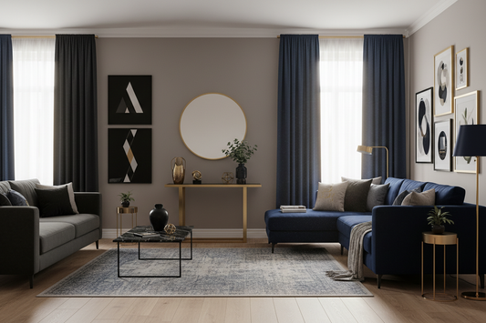Updating Your Space: From Black to Navy Blue Décor