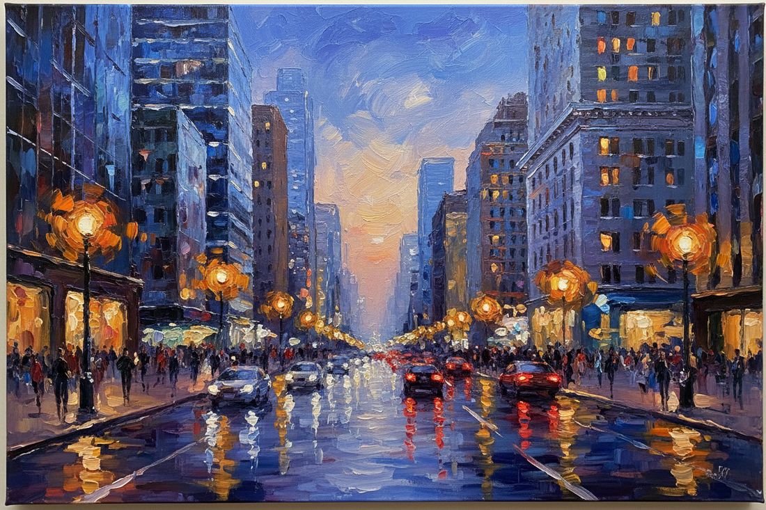 Urban Impressions: Cityscapes and Street Scenes in Canvas Art