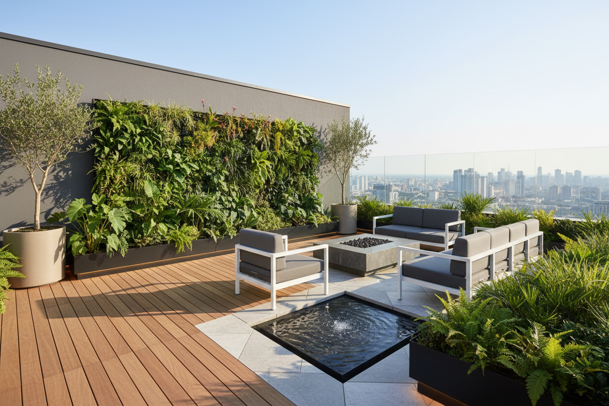 Urban Oasis: Terrace Garden Designs for Contemporary Homes – Wallpics