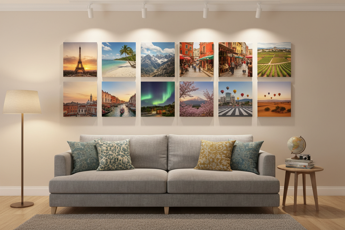 Using Canvas Art to Highlight Travel Memories