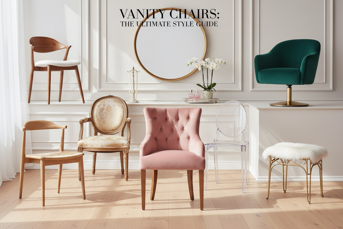 Vanity Goals: 7 Stylish Chair Ideas for Your Dressing Space