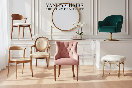 Vanity Goals: 7 Stylish Chair Ideas for Your Dressing Space