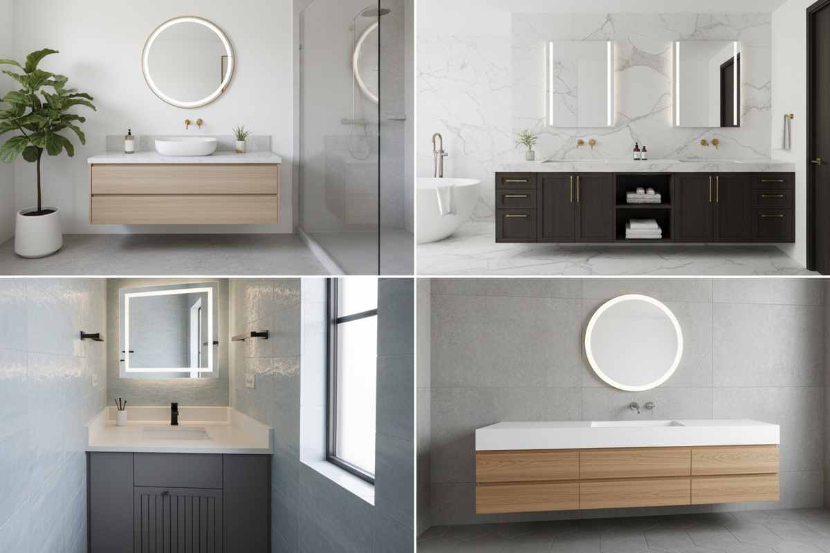 Vanity Sink Designs Tailored to Every Bathroom Layout