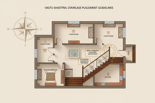 Vastu Guidelines for Staircase Placement in Your Home