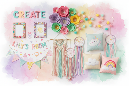 Vibrant and Charming: Handcrafted Room Decoration Ideas for Girls