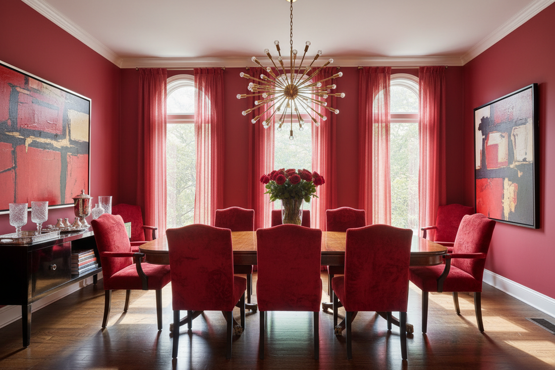 Vibrant Spaces: Red Dining Room Designs to Inspire Your Home