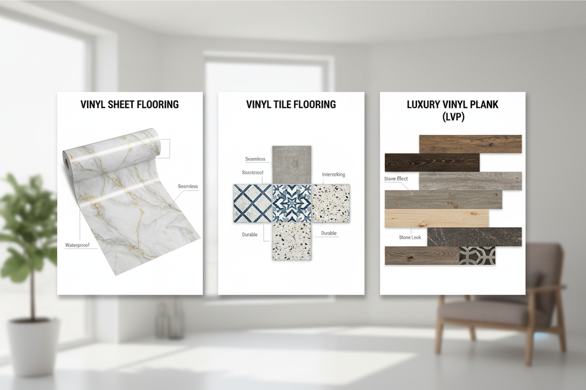 Vinyl Flooring Explained: Everything About Sheets, Tiles, and Options