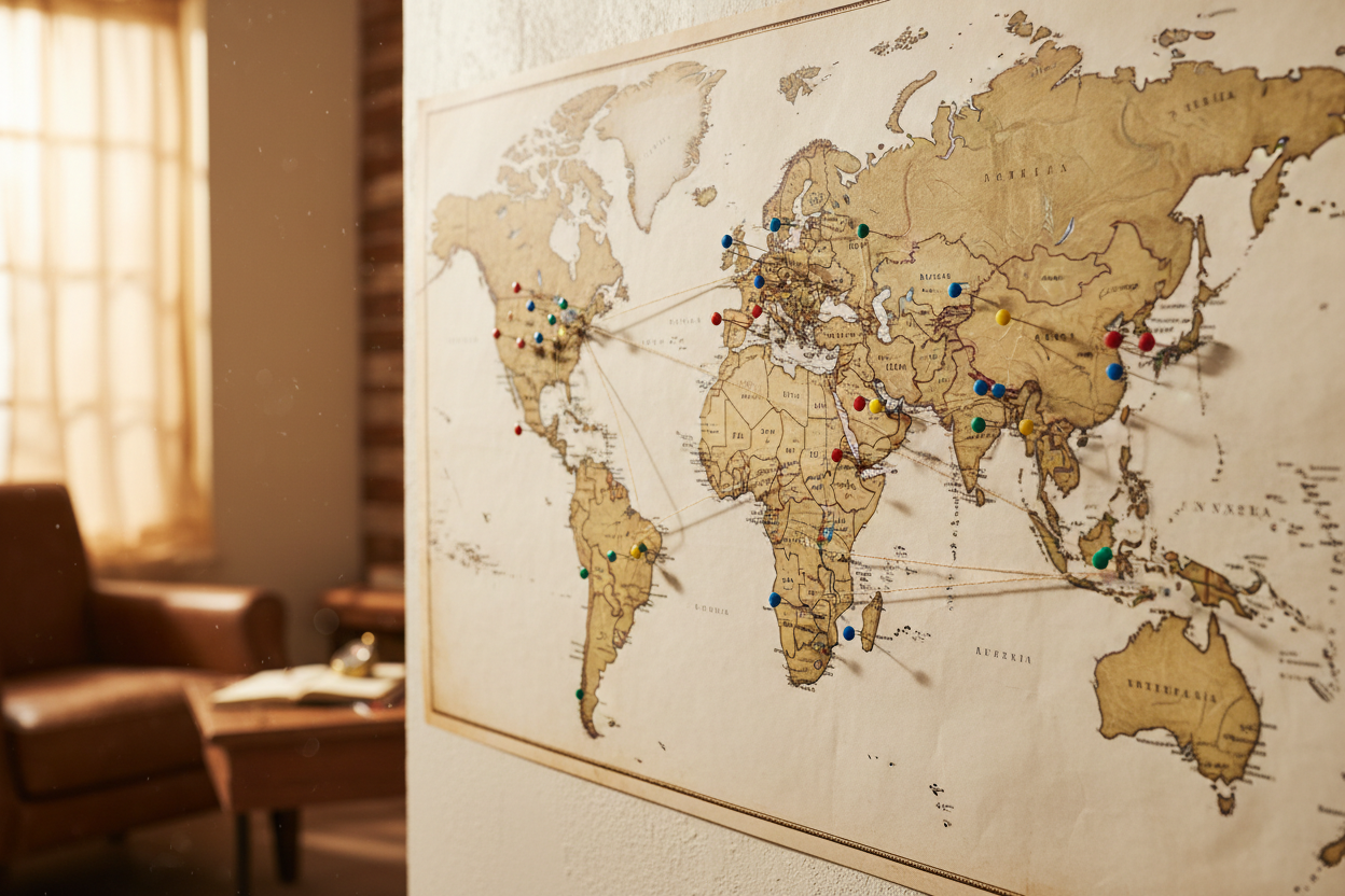 Visualizing Your Adventures: The Essence of Push Pin Maps – Wallpics