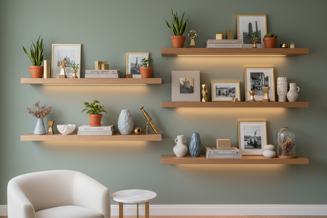 Wall Shelf Inspiration: Turn Simple Storage into Glam Home Decor