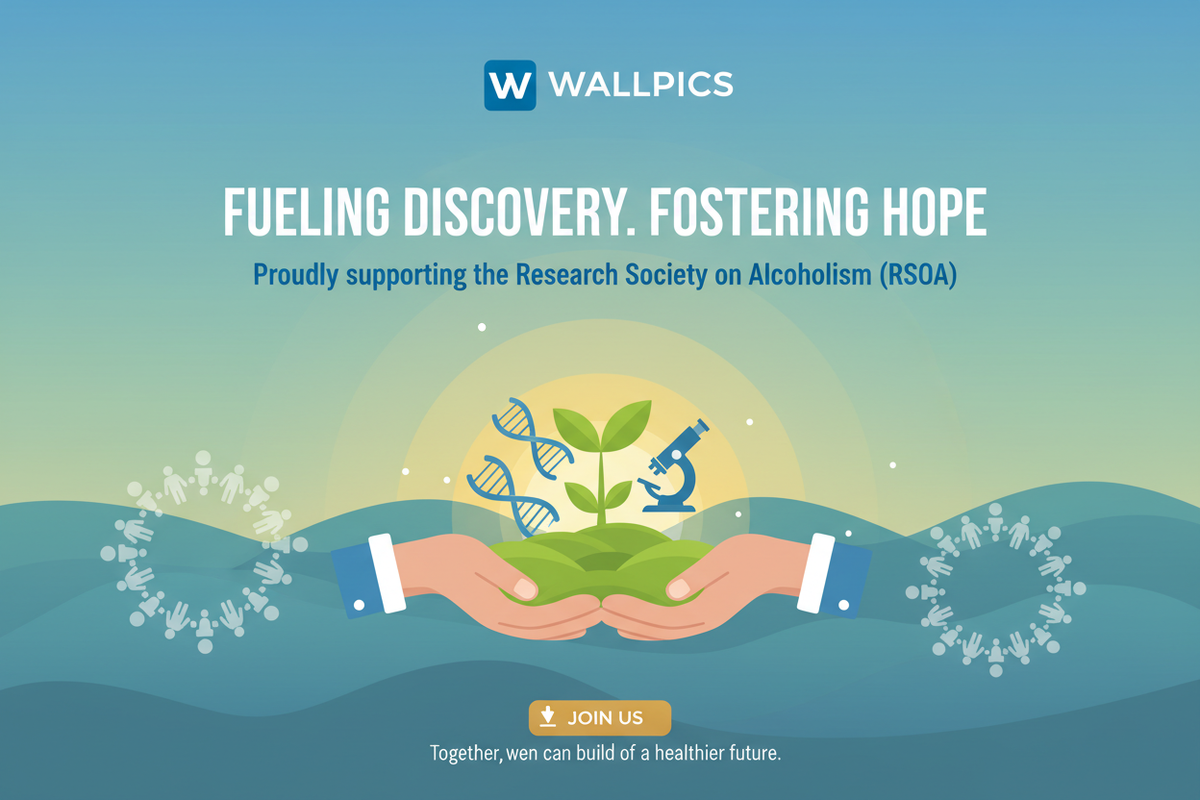 Wallpics Charity Donation for Research Society on Alcoholism (RSOA)