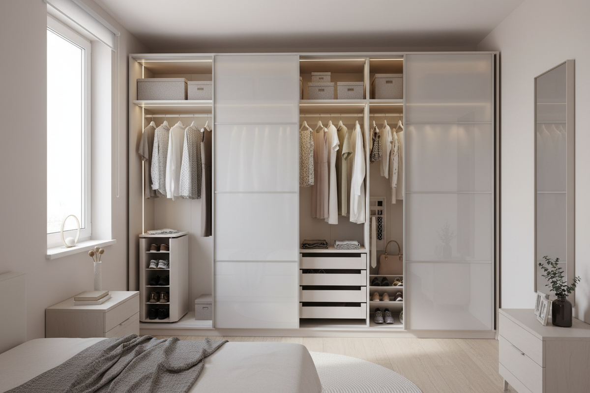 Wardrobe Designs for Small Bedroom: Space Optimization Made Easy