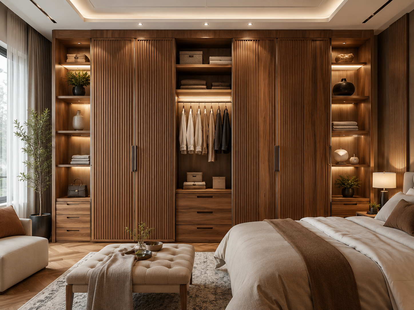 8 Stylish Wooden Wardrobe Designs for Maximum Storage and Elegance