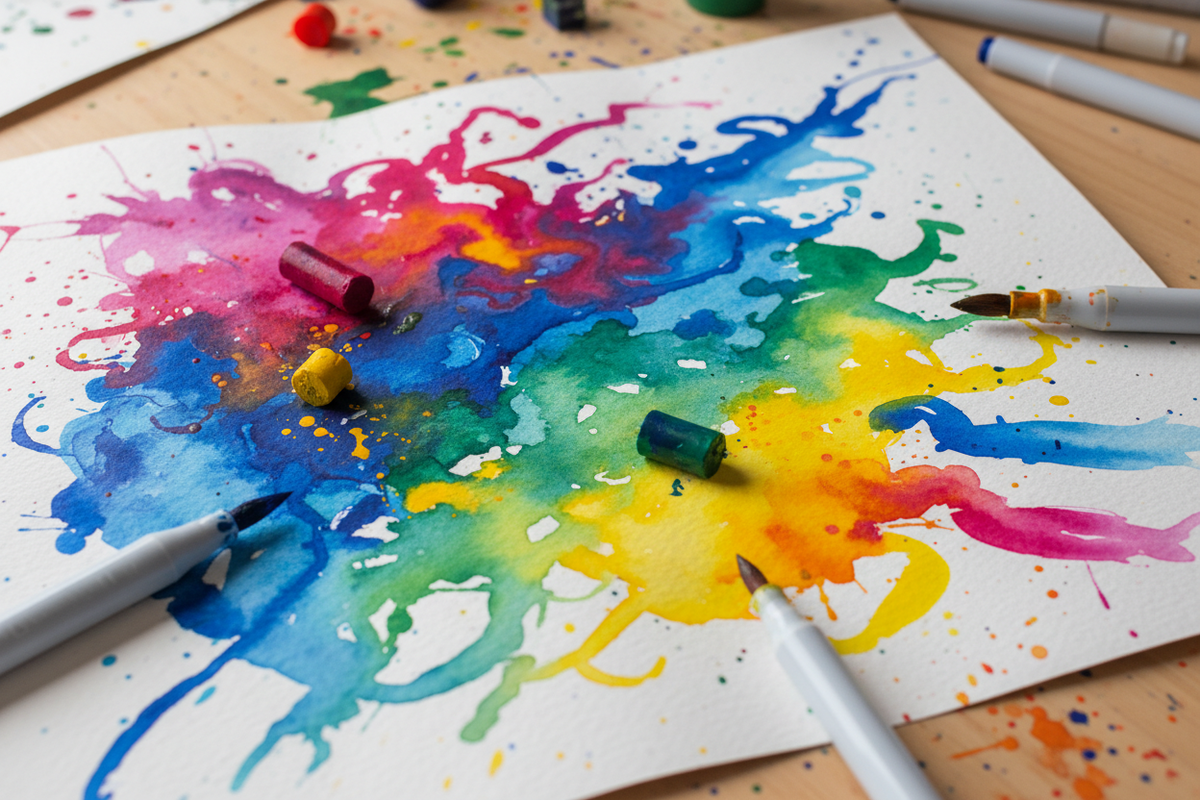 Watercolor Sticks & Markers: A New Approach to Dynamic and Expressive Art