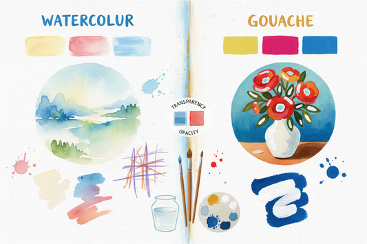 Watercolour vs Gouache: Key Differences Every Artist Should Know