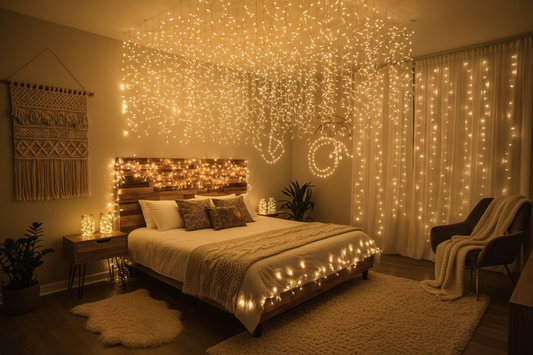 Whimsical Bedroom Vibes: Inspiring Fairy Light Designs for Every Style