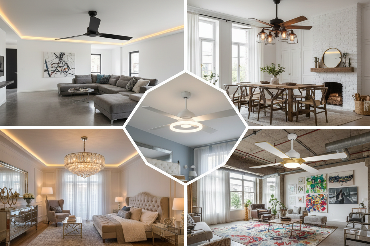 Whirl in Style: 5 Ceiling Fan Designs That Transform Your Home – Wallpics