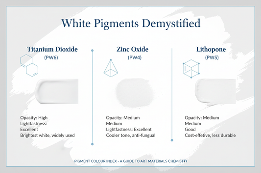 White Pigments Demystified: Everything You Need to Know from the Pigment Colour Index